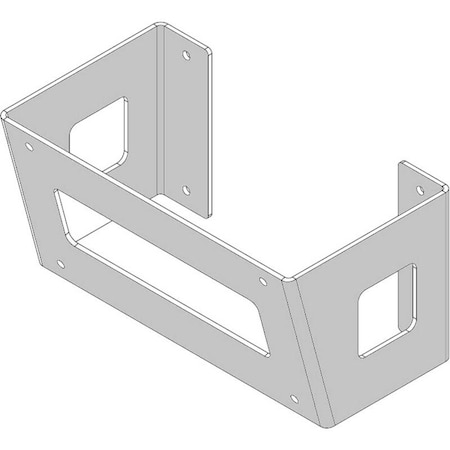 Pc Enclosures Optional Tilt Bracket - Stainless Steel for Stainless LCD Guardian Tilt Bracket Stainless Steel
